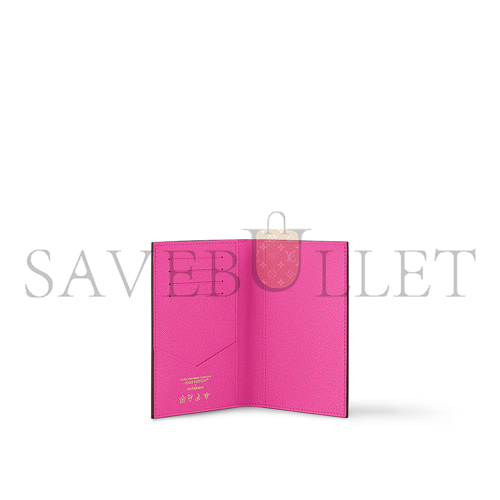 LOUIS VUITTON MURAKAMI LV X TM PASSPORT COVER M14164 (14*10*2.5cm) LOUIS VUITTON MURAKAMI LV X TM PASSPORT COVER M14164 (14*10*2.5cm)